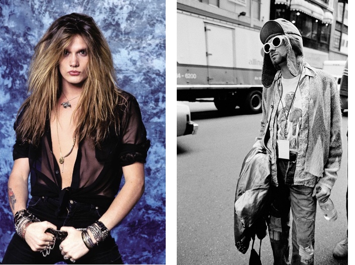 Sebastian Bach et Kurt Cobain